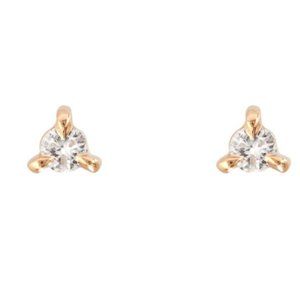 Catbird PETITE ANGEL HAIR DIAMOND STUD (SINGLE), 14K Yellow Gold